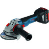 Аккумуляторная углошлифмашина Li-ion 18 В, Аккумуляторная УШМ(Болгарка) Bosch GWS 18V-10 C 06019G310D (2 Акк. 5 а/ч и ЗУ) 
